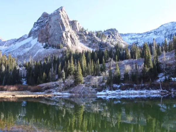 View of Colorado mountains, seen after moving to a higher elevation.