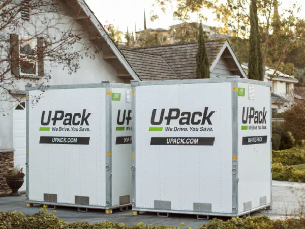 U-Pack ReloCubes in driveway