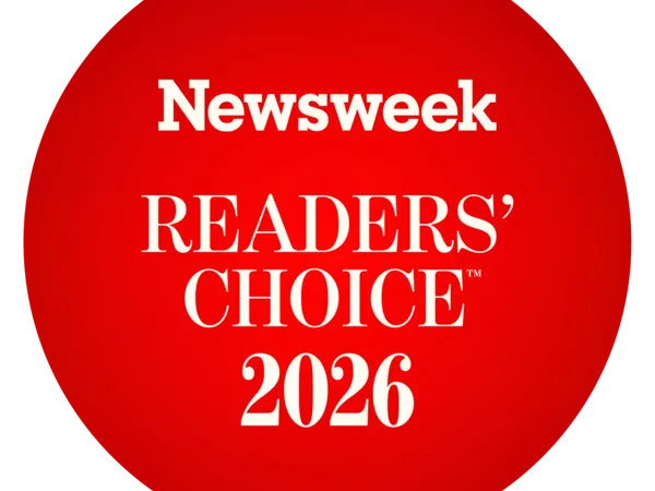 2026 Newsweek Reader's Choice award badge