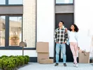 young couple considers moving options