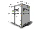 ReloCube with its dimensions: 6' x 7' x 8' (LWH)