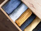 Clothes in drawer