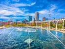 First Ward Park Fountain in Charlotte, North Carolina