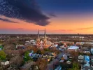 Louisville, Kentucky, at sunset